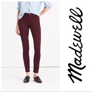 Madewell skinny skinny sateen jeans